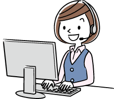 Zoom面接のイラスト